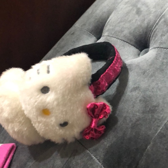 Hello Kitty Accessories Hello Kitty Earmuffs And Beanie Poshmark
